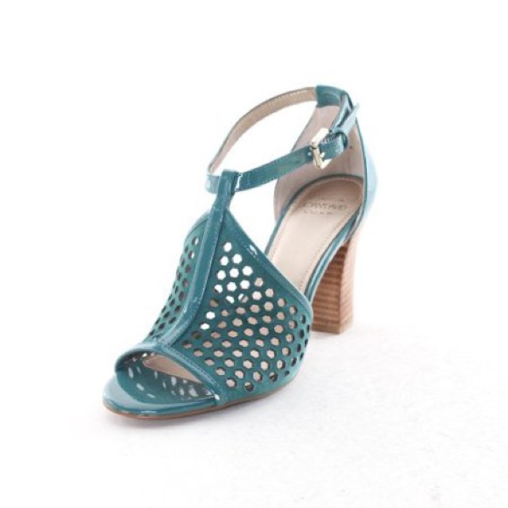 Green leather Circa Joan and David Sandal